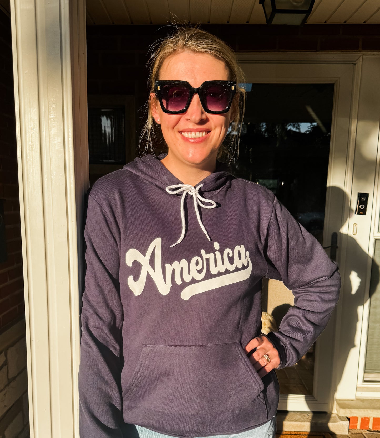 Navy America Hoodie