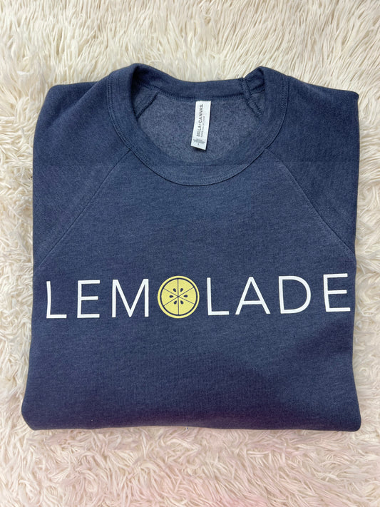 Lemolade Heather Navy Crewneck