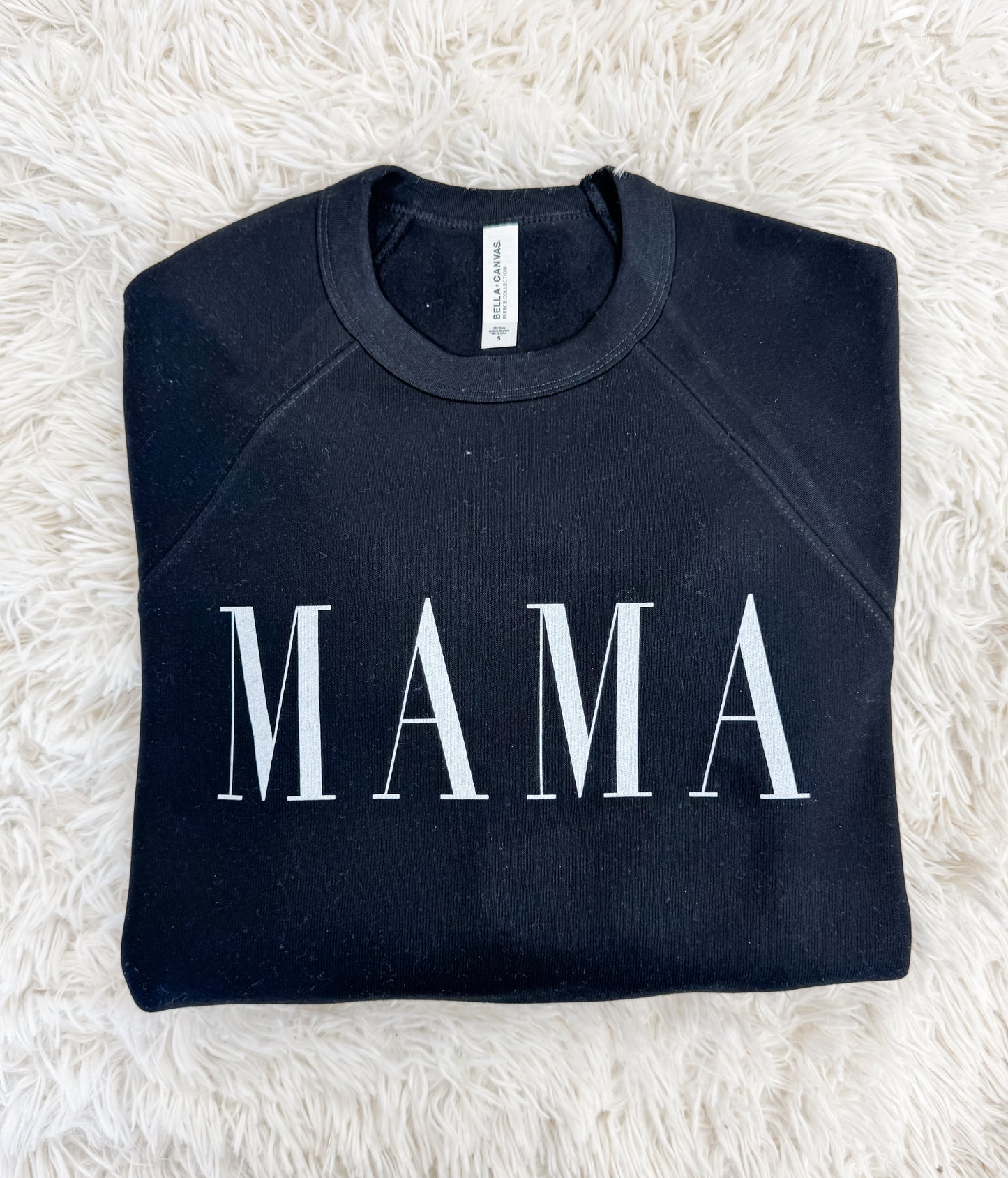 MAMA Black Crewneck