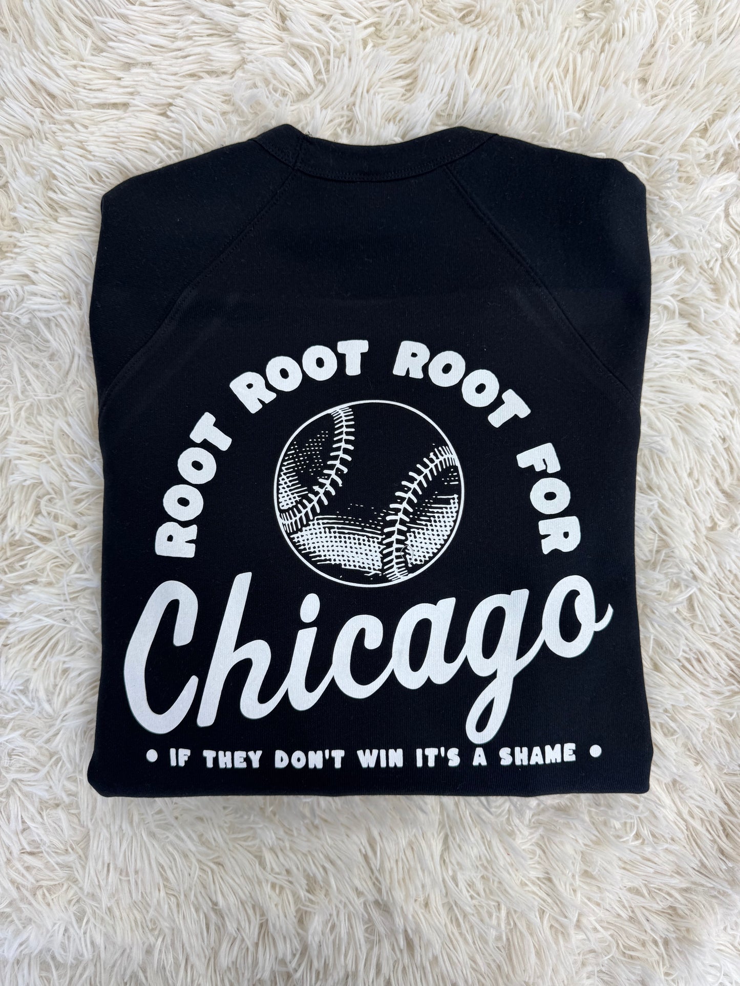 Adult Root Root Root for Chicago Black Crew