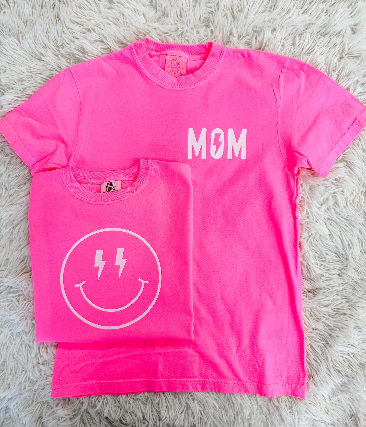 Smiley Face Lightening Youth Tee