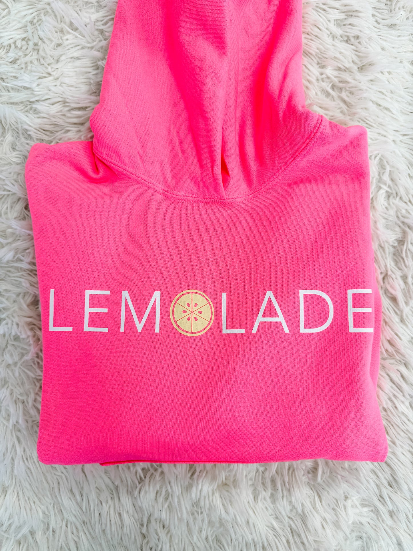 Hot Pink Lemolade Youth Hoodie