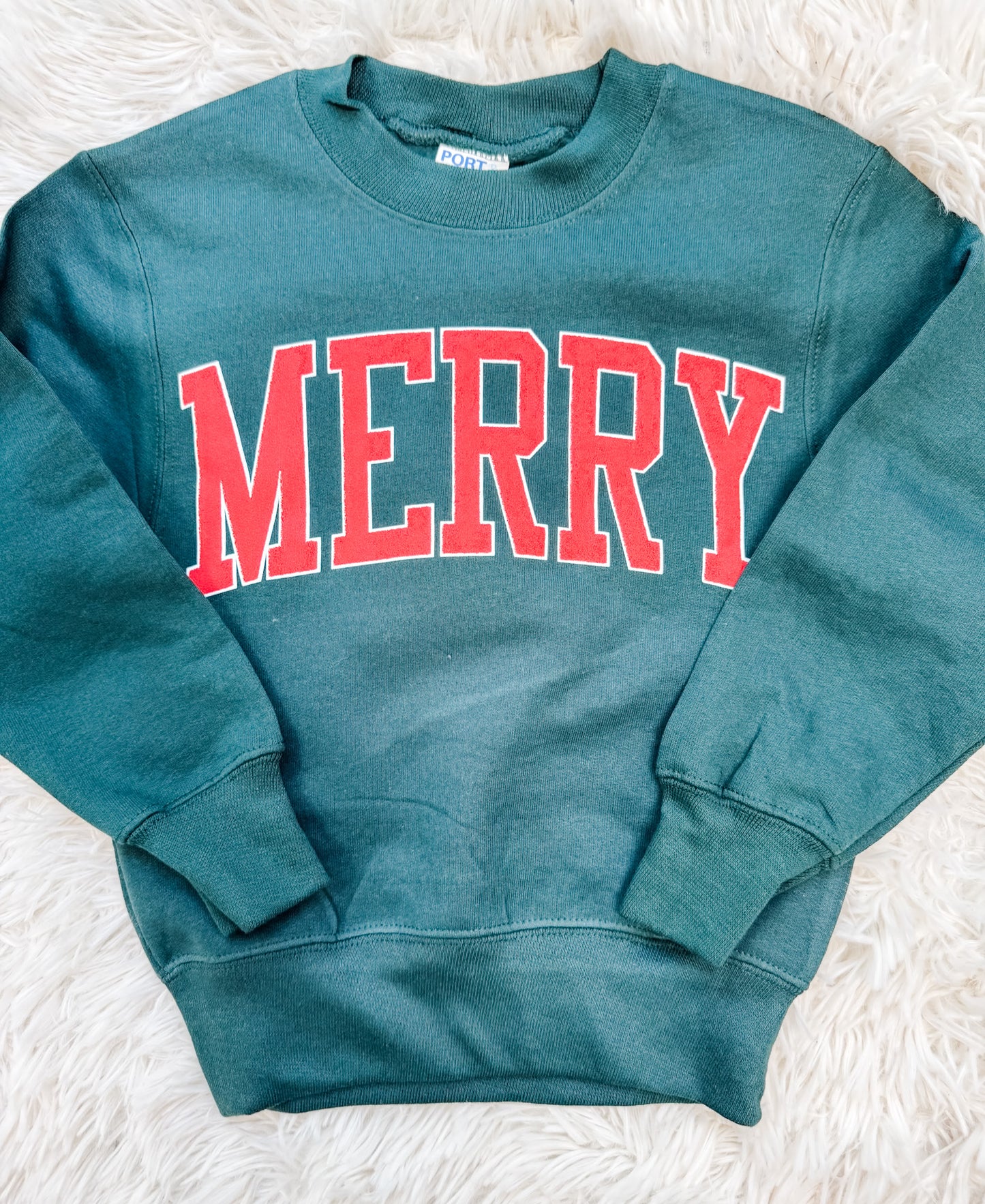 Block Merry Youth Crewneck
