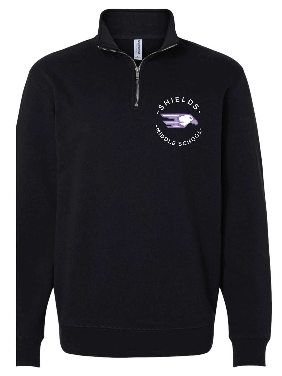 Shields Black 1/4 Zip - Unisex