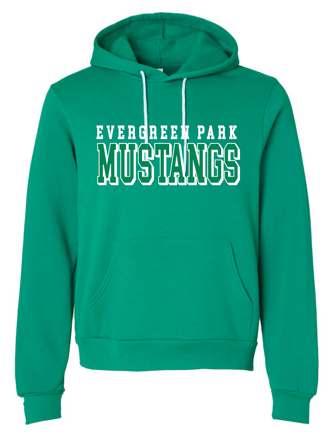 Evergreen Park Mustangs Hooded Sweatshirt