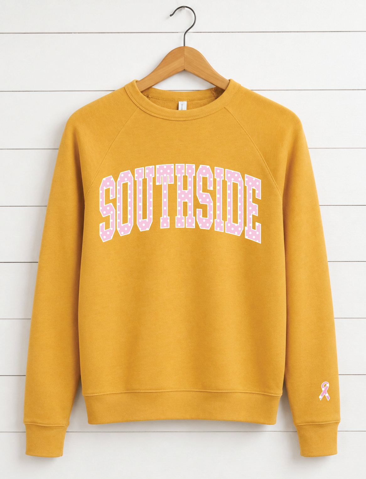 Mustard Polka Dot Crewneck