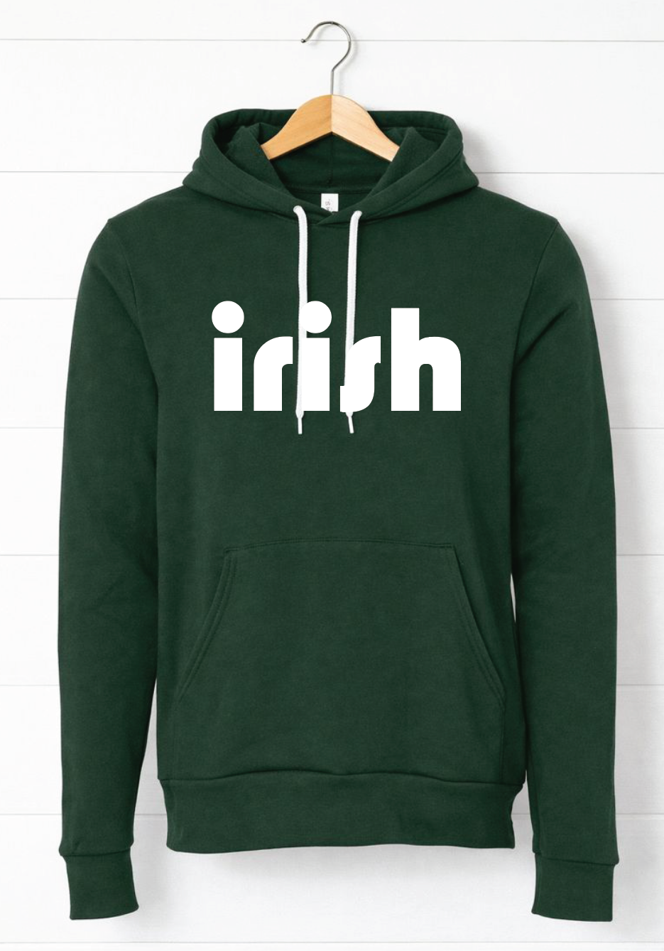 Adult Forest Green Irish Hoodie