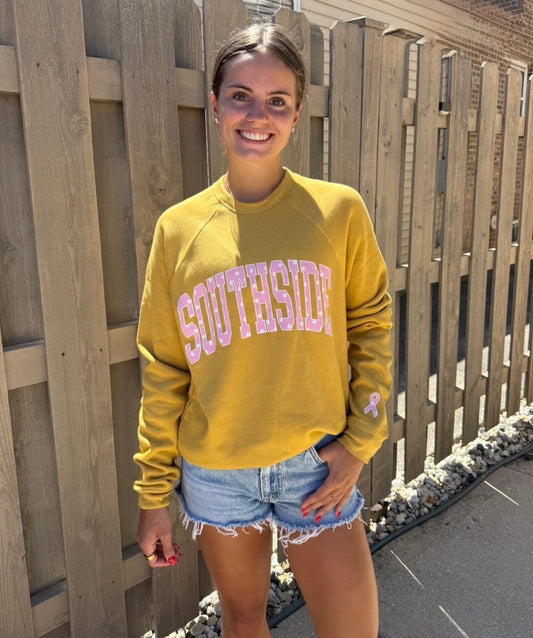 Mustard Polka Dot Crewneck