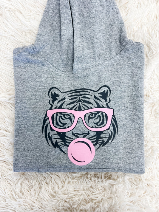 Bubblegum Tiger - Pink Hoodie