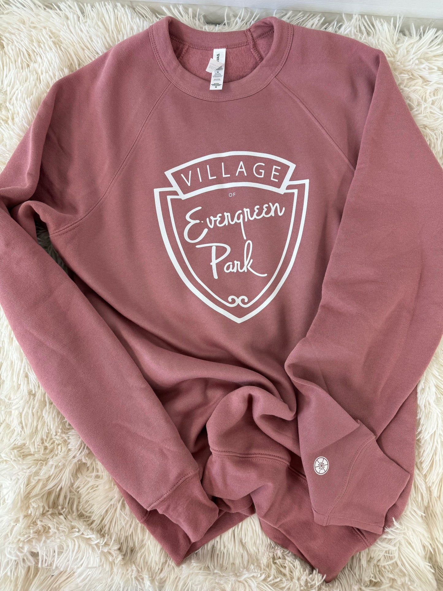 Village of Evergreen Park Mauve Crewneck