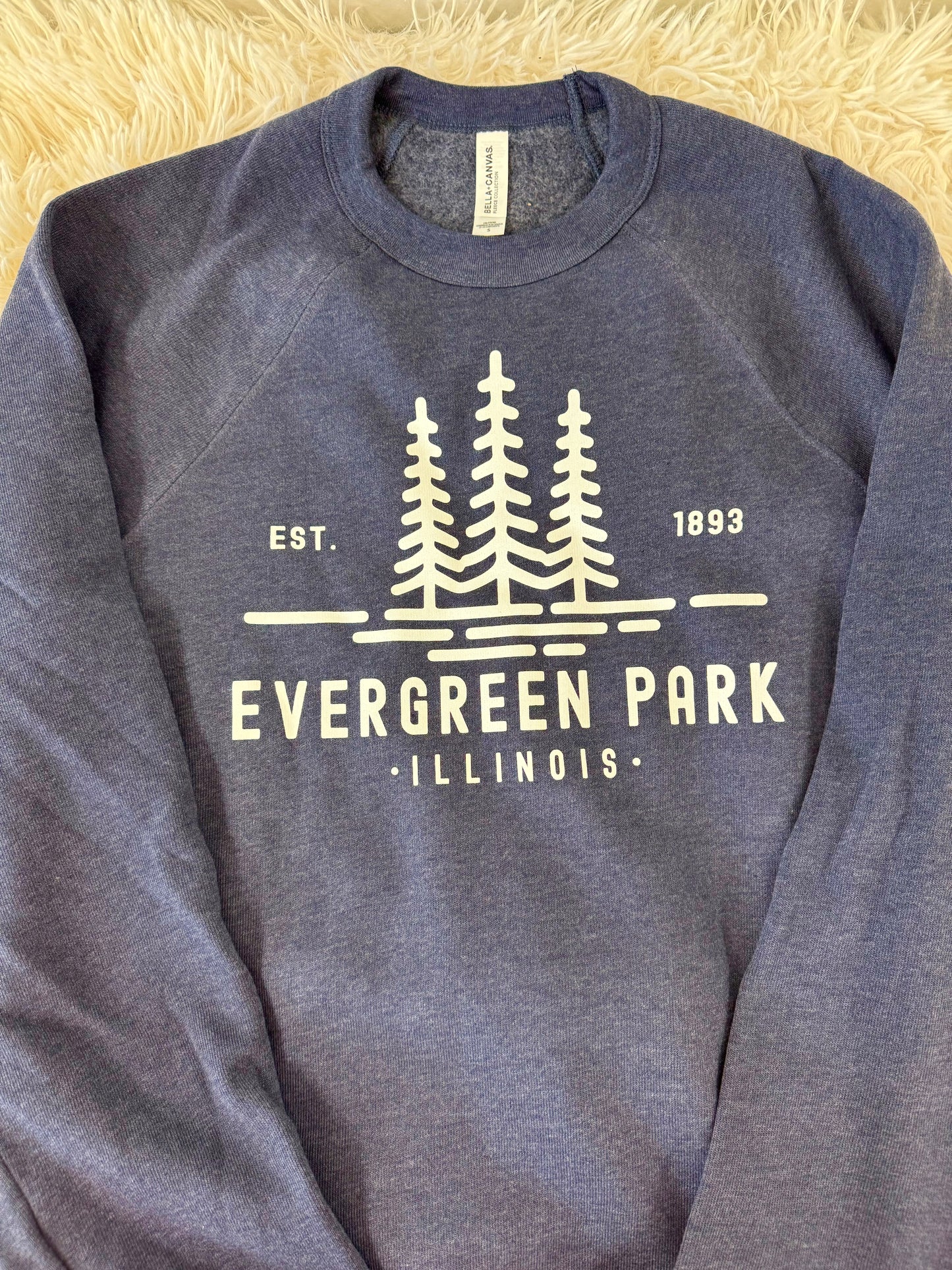 Village of Evergreen Park Blue Crewneck