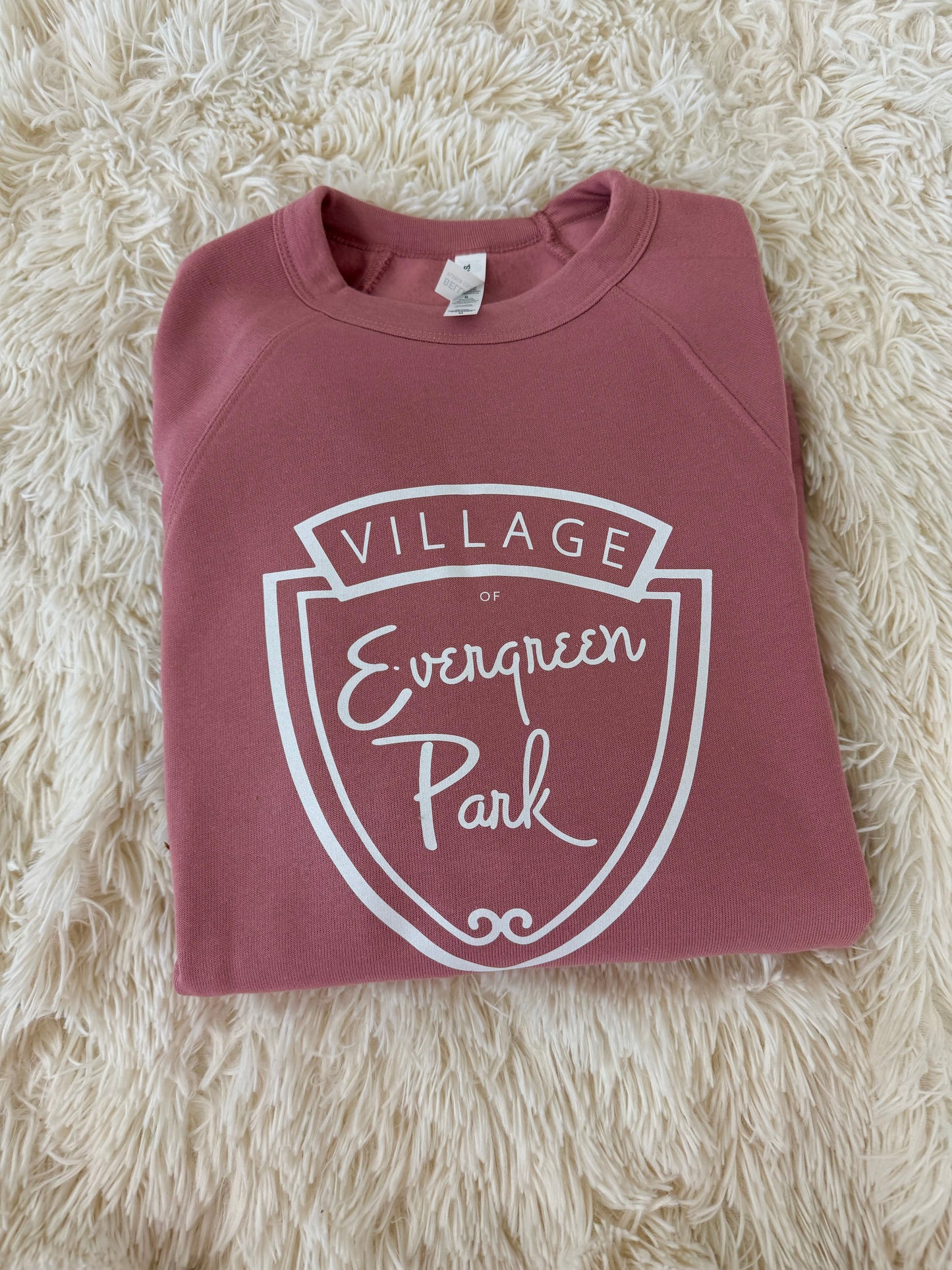 Village of Evergreen Park Mauve Crewneck