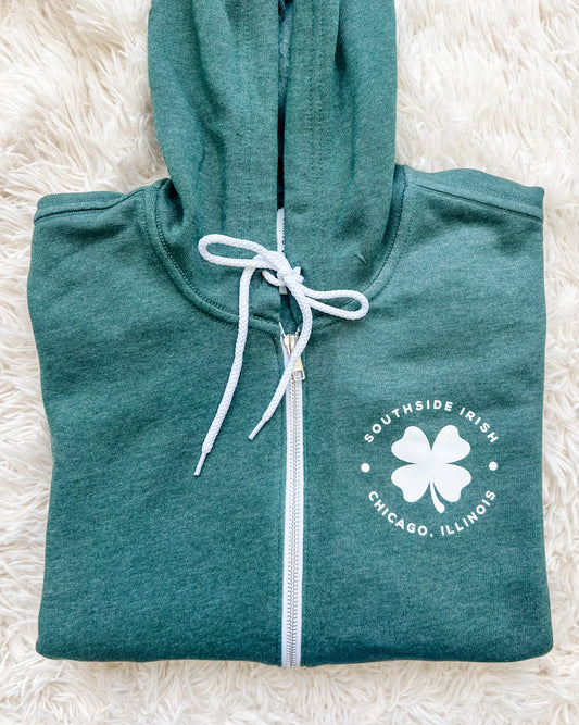 Southside Irish Heather Forest Zip-Up