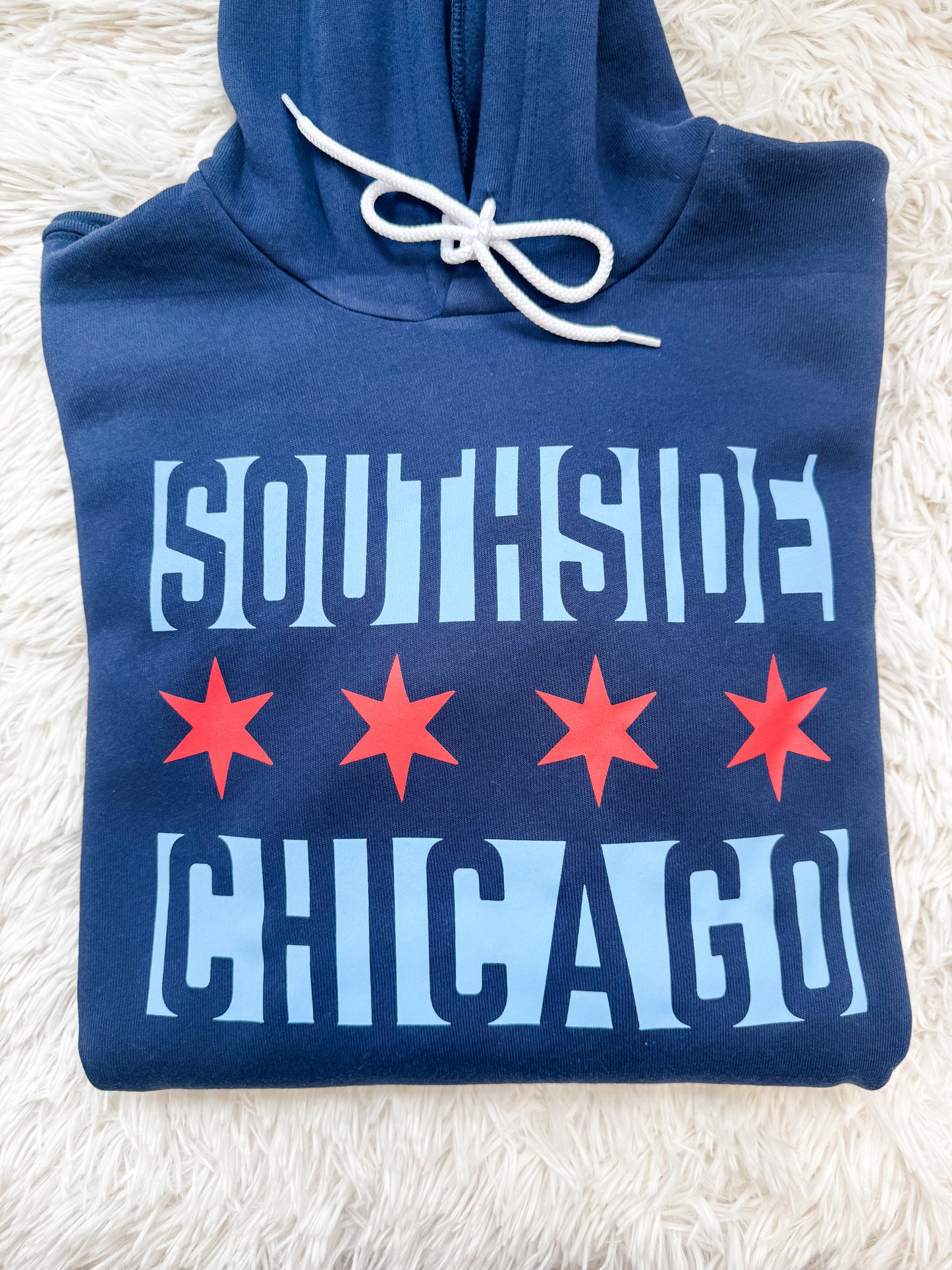 Southside Chicago Flag Adult Hoodie