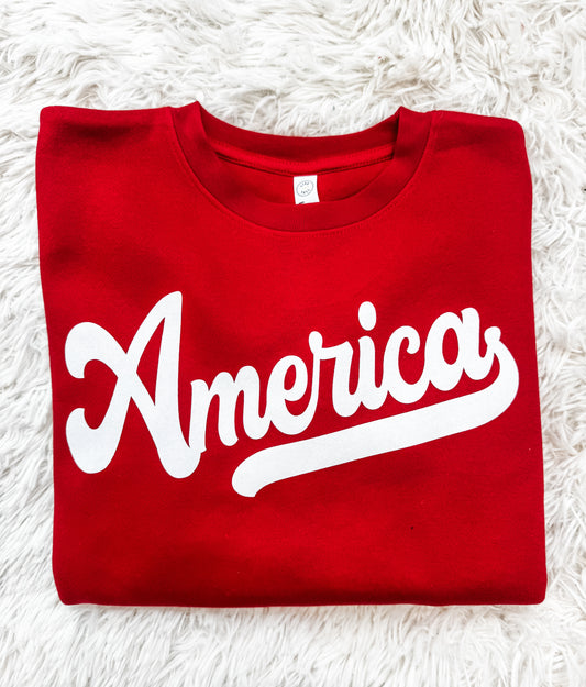 America Youth Crewneck