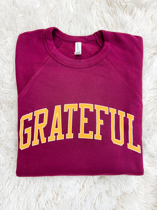 Grateful Maroon Crewneck