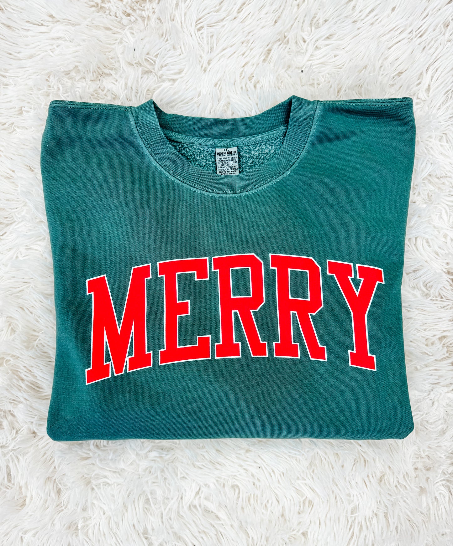 Alpine Green Merry Crewneck