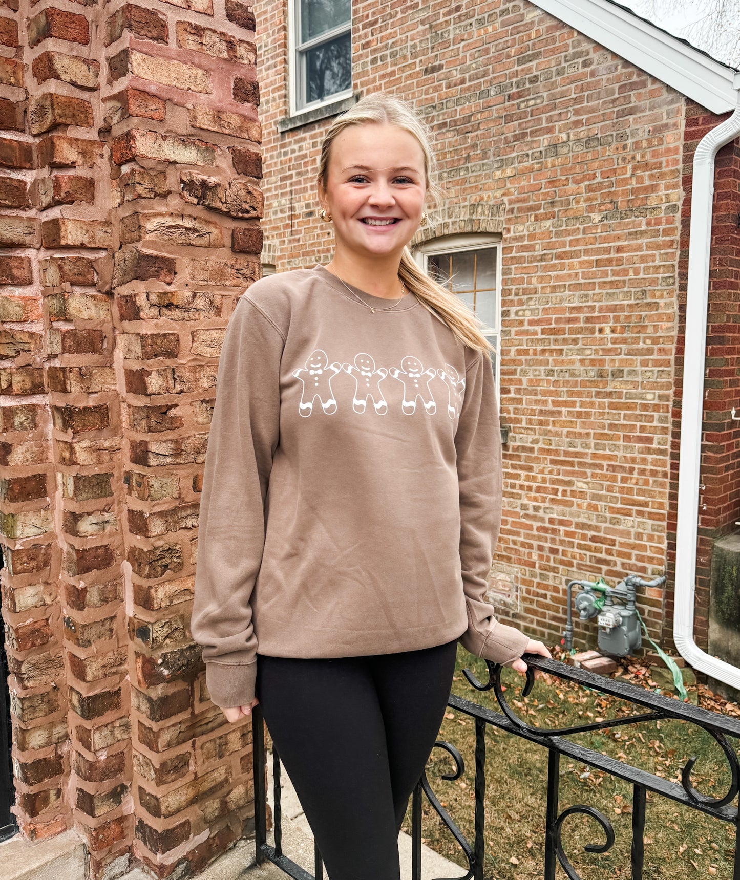 Gingerbread Adult Crewneck