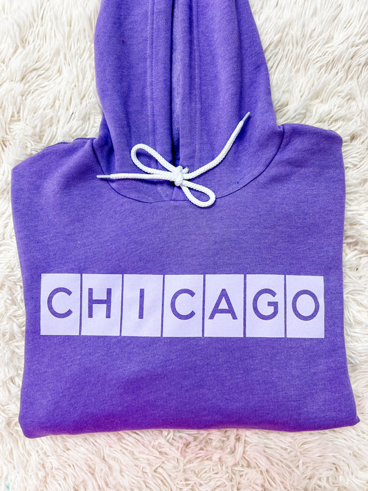 Purple & Lilac Chicago Hoodie