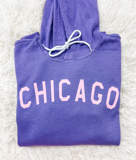 Pink & Purple Chicago Hoodie