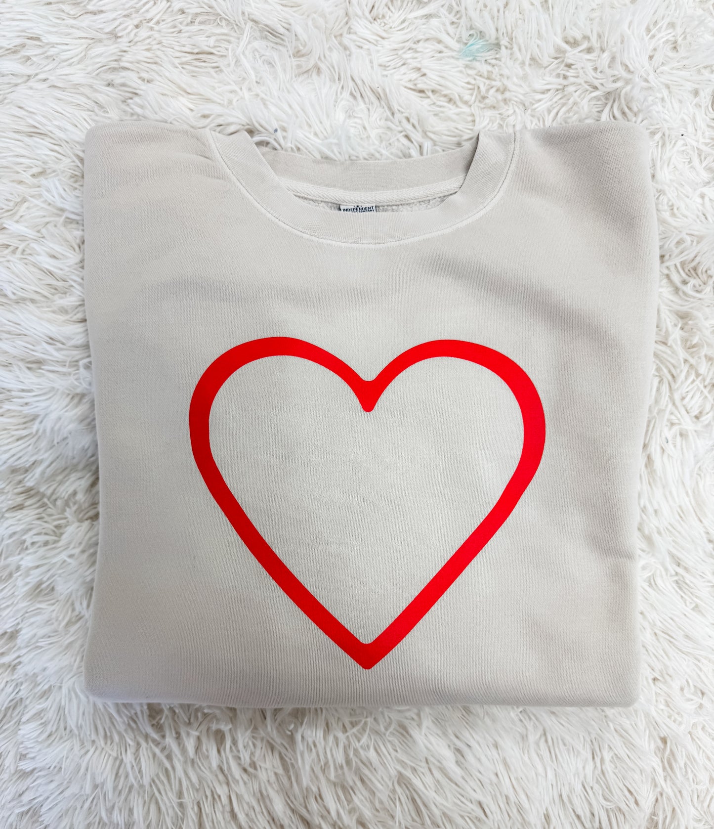 Ivory Heart Adult Crewnek