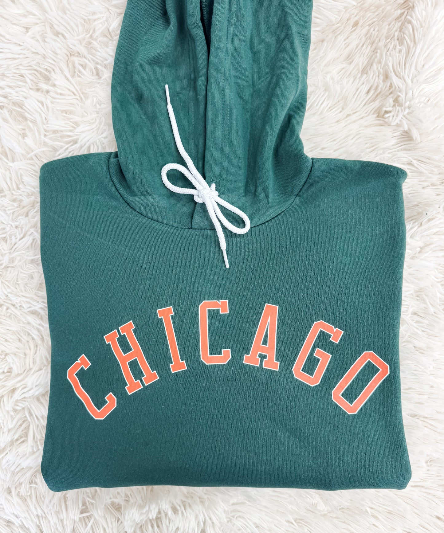 Adult Forest Green Chicago Hoodie