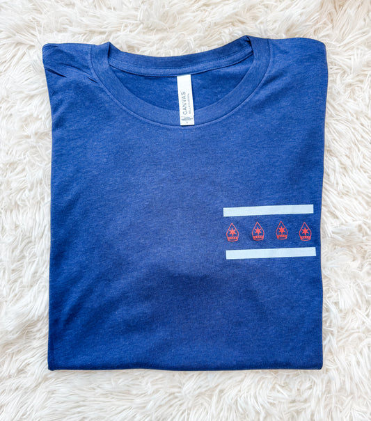 Chicago Flag Pope Tee