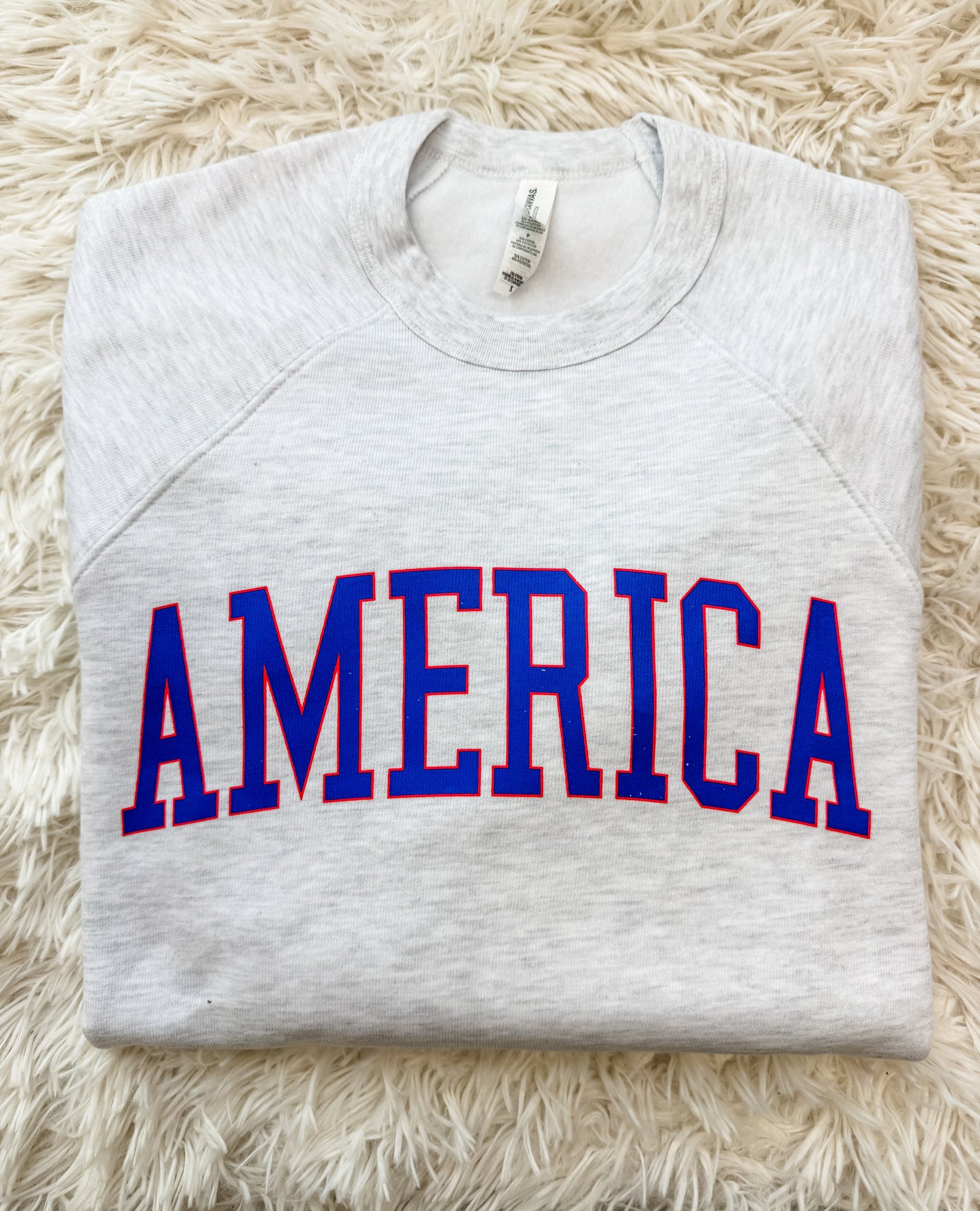 Gray America Crewneck Sweatshirt