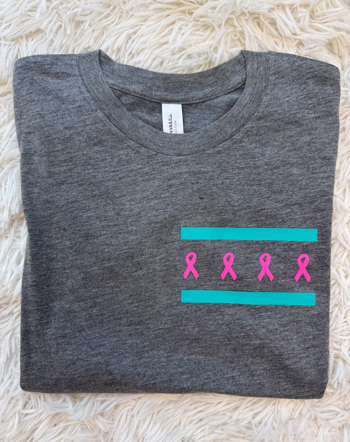 Chicago Flag Ribbon Adult Tee
