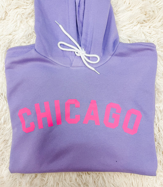 Chicago Lavender Hoodie