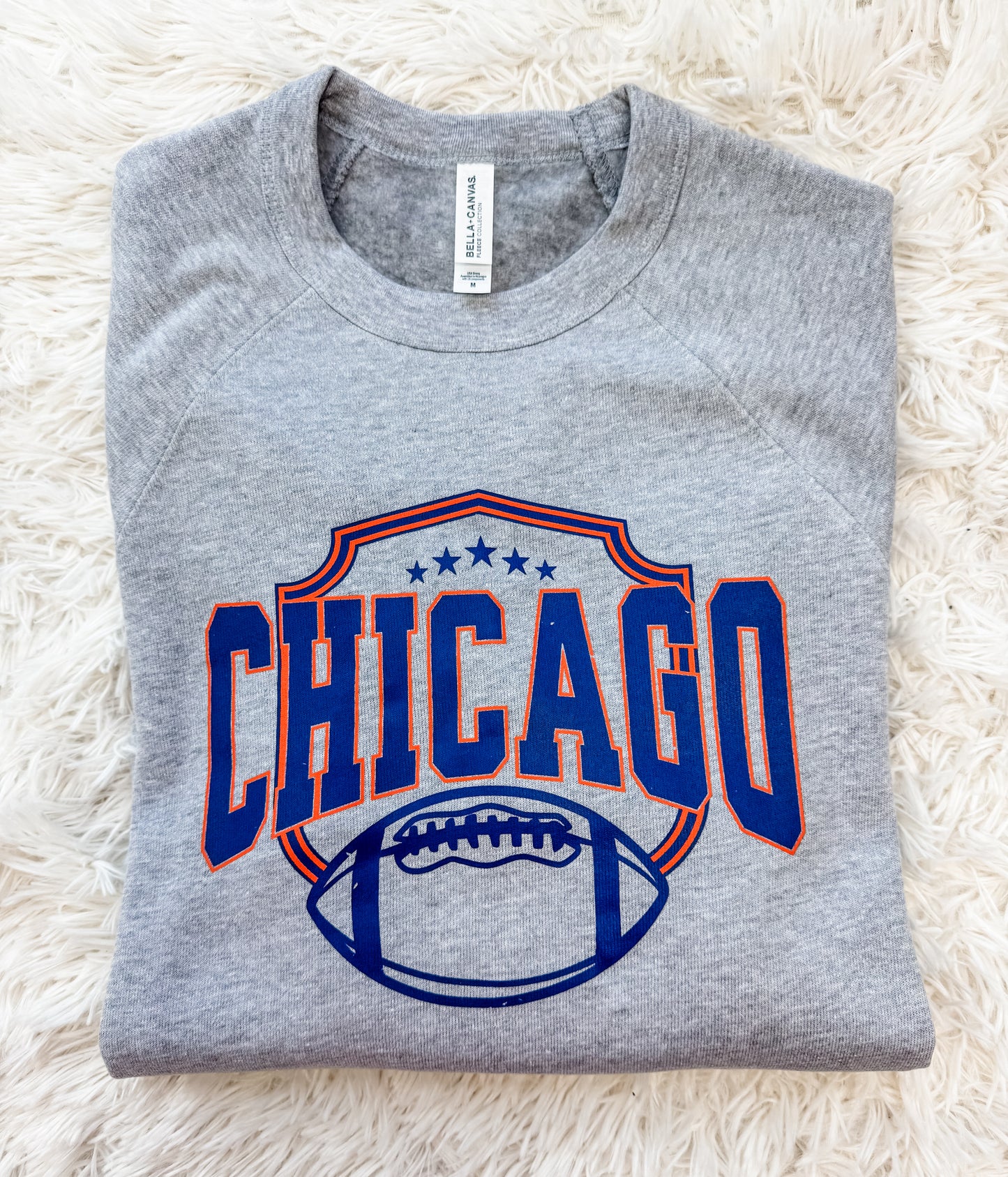 Grey Chicago Crewneck