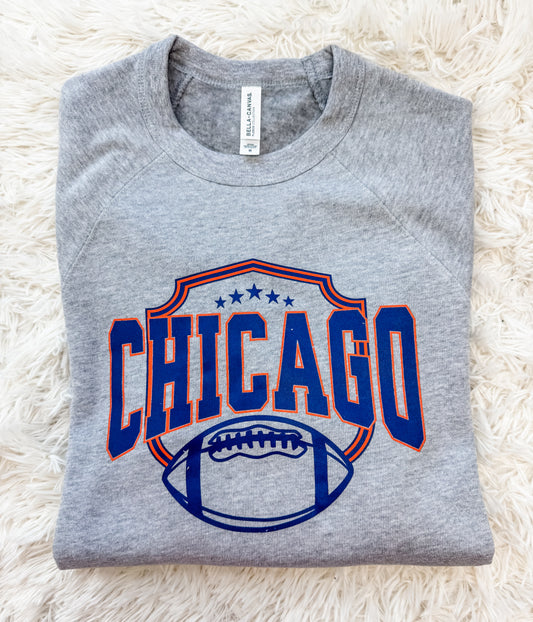 Grey Chicago Crewneck
