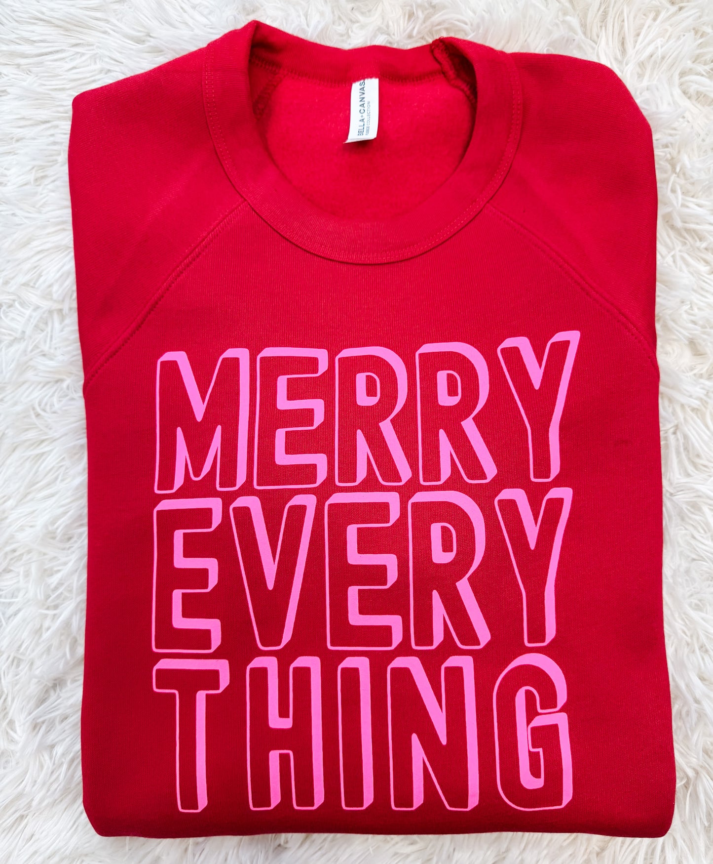 Merry Everything Adult Crewneck
