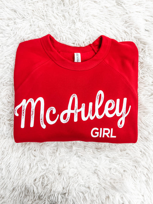 McAuley Girl Adult Crewneck
