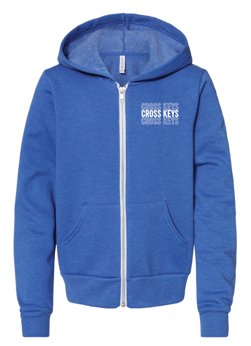 Cross Keys Zip-Up Hoodie