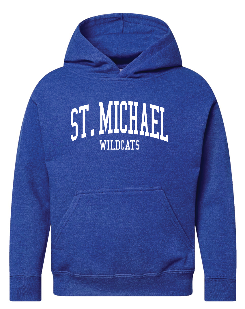 St. Michael Blue Hoodie (Youth & Adult)