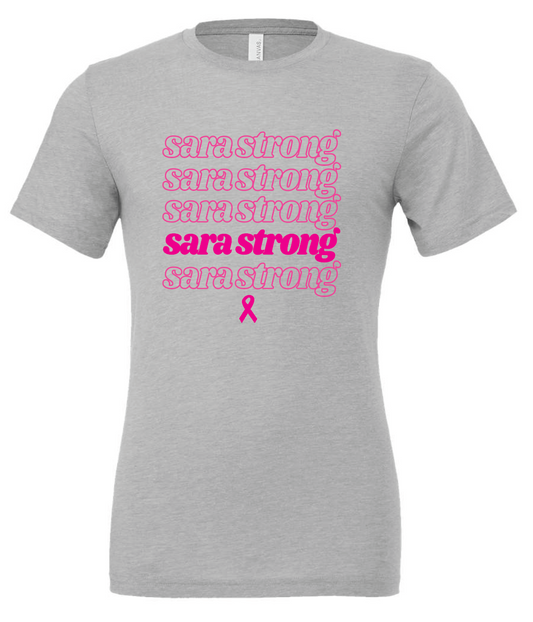 Sara Strong Repeating Adult Tee