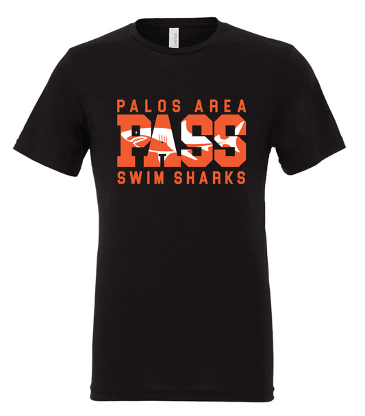 PASS Charcoal Tee - Youth & Adult