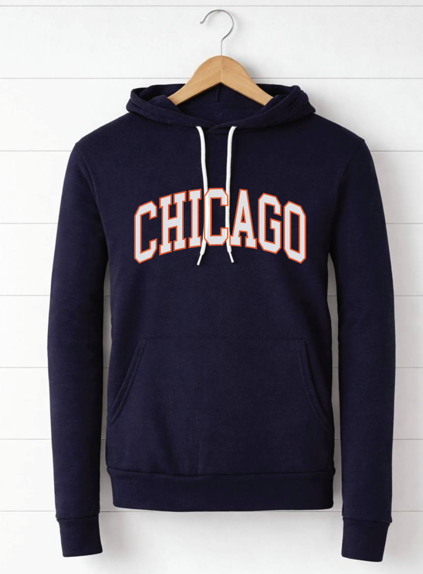 Navy Chicago Hoodie