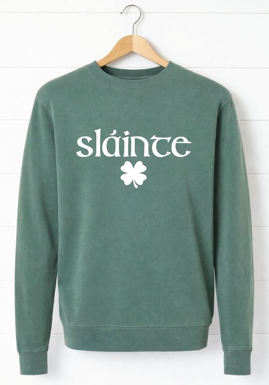 Slainte Green Crewneck