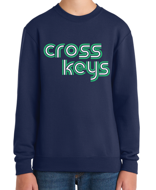 Cross Keys Youth Crewneck