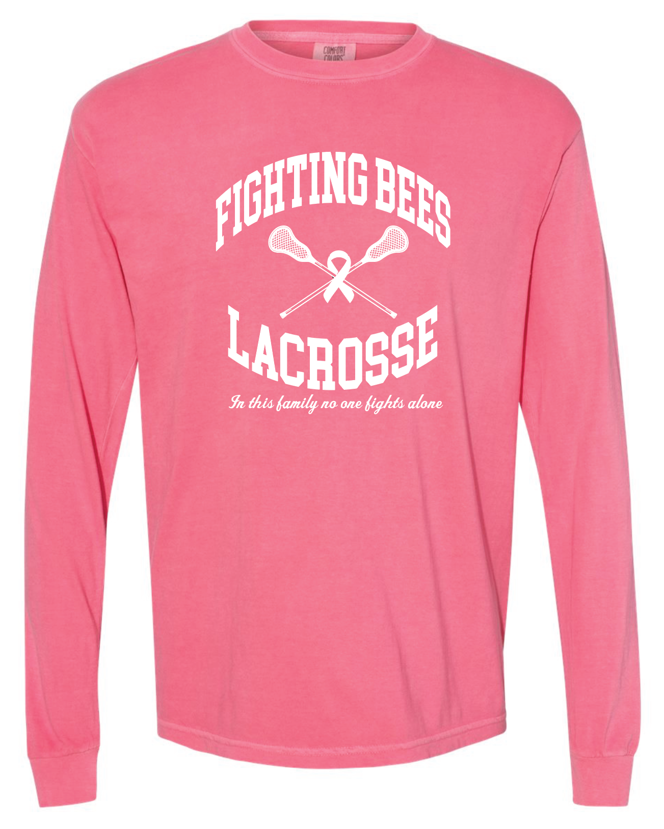 SAU Fighting Bees Pink Out Adult Long-Sleeve