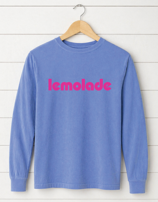 Lemolade Long Sleeve Flo Blue Tee