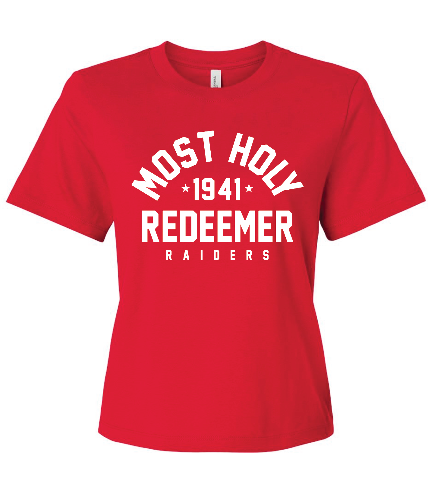 Most Holy Redeemer Raiders Women's Fit Heavyweight Tee