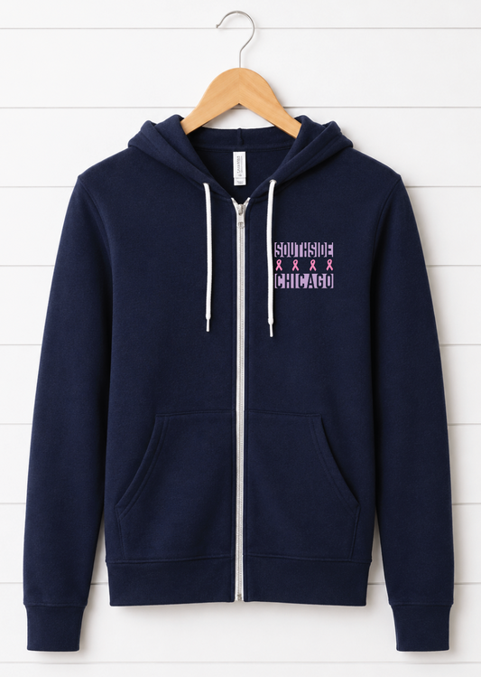 Southside Chicago Ribbon Zip-Up