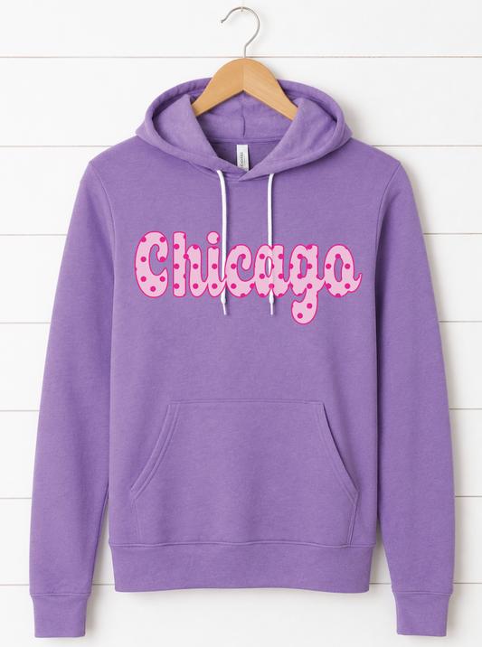 Polka Dot Chicago Hoodie