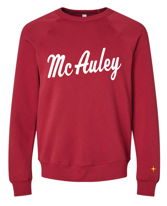 McAuley Cardinal Crewneck