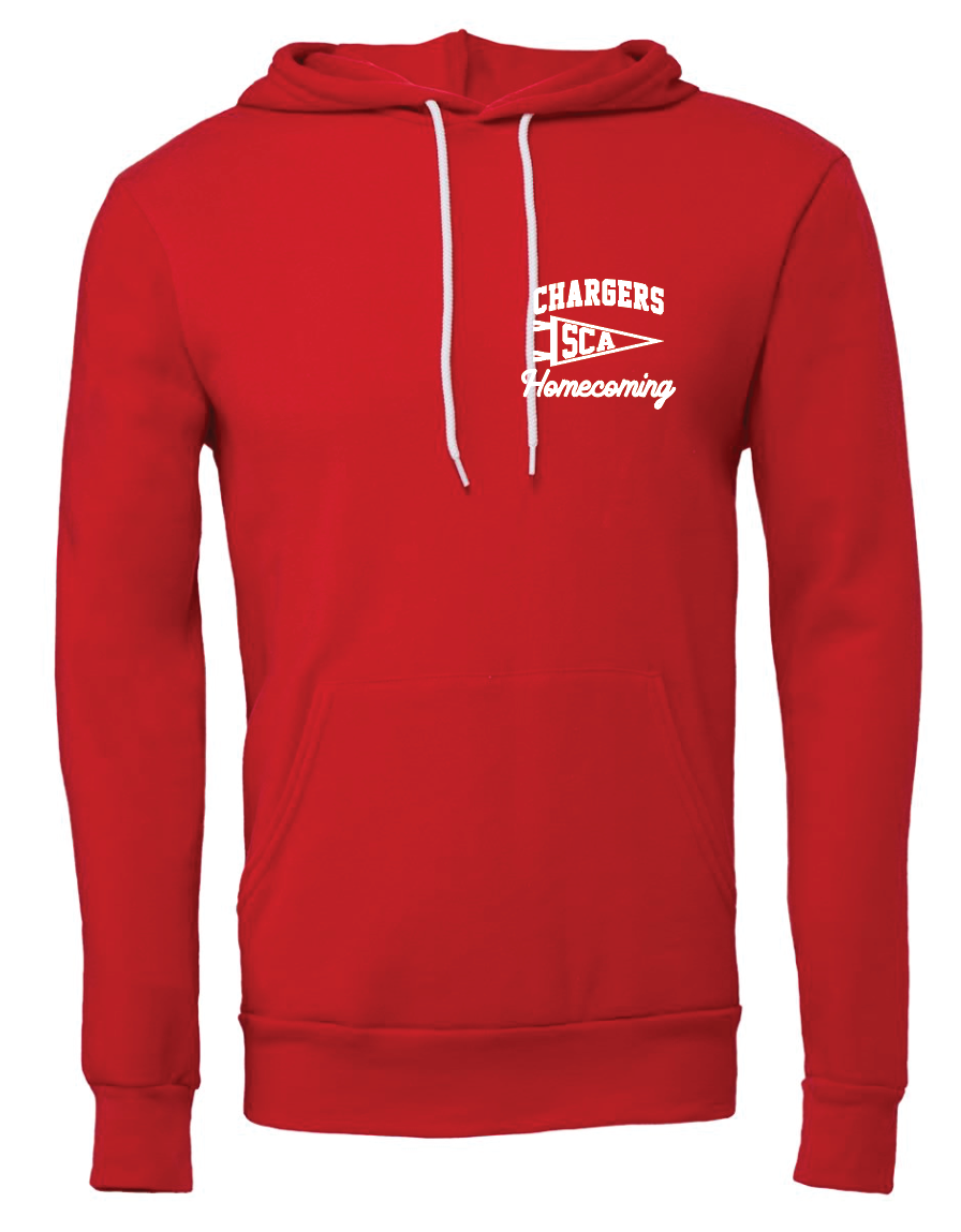 SCA Homecoming Red Hoodie