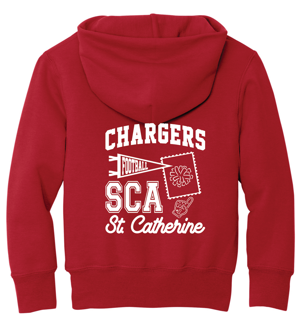 SCA Homecoming Red Hoodie