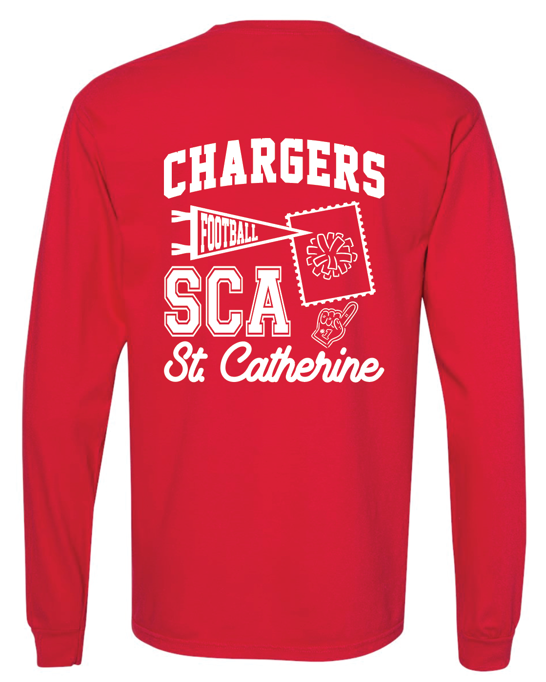 SCA Red Homecoming Long Sleeve